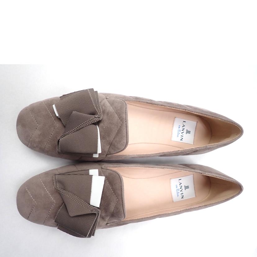 LANVIN en Bleu ランバン オン ブルー/★ LANVIN リボンモチーフキルティングカッターパンプス/2777//23.5cm/Aランク/62