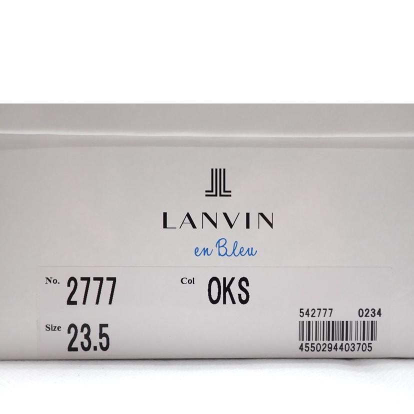 LANVIN en Bleu ランバン オン ブルー/★ LANVIN リボンモチーフキルティングカッターパンプス/2777//23.5cm/Aランク/62
