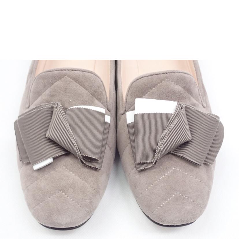 LANVIN en Bleu ランバン オン ブルー/★ LANVIN リボンモチーフキルティングカッターパンプス/2777//23.5cm/Aランク/62
