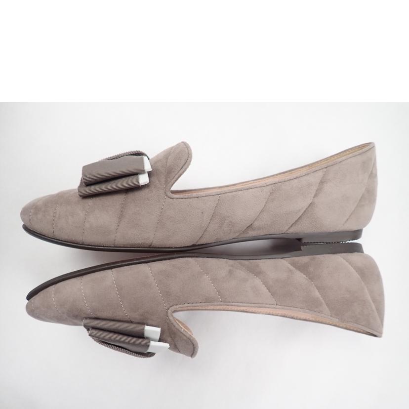 LANVIN en Bleu ランバン オン ブルー/★ LANVIN リボンモチーフキルティングカッターパンプス/2777//23.5cm/Aランク/62