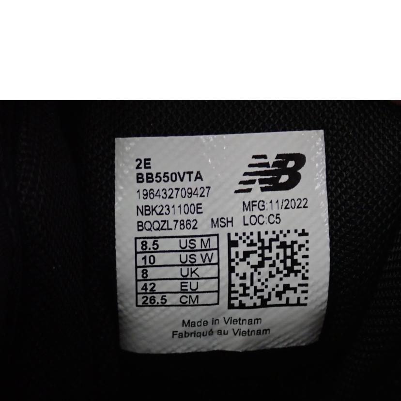 new balabce ニューバランス/NB 550 スニーカー/BB550VTA//26.5cm/ABランク/62
