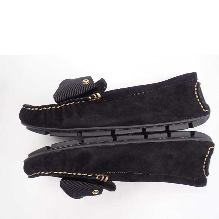 LANVIN en Bleu ランバン オン ブルー/★ LANVIN リボンモチーフソフトモカシンパンプス/2486//24.0cm/Aランク/62