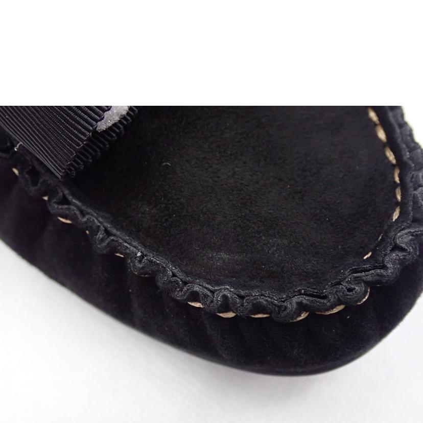 LANVIN en Bleu ランバン オン ブルー/★ LANVIN リボンモチーフソフトモカシンパンプス/2486//24.0cm/Aランク/62