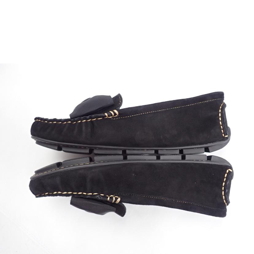 LANVIN en Bleu ランバン オン ブルー/★ LANVIN リボンモチーフソフトモカシンパンプス/2486//24.0cm/Aランク/62