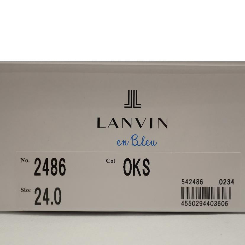 LANVIN en Bleu ランバン オン ブルー/★ LANVIN リボンモチーフソフトモカシン/2486//24.0cm/ABランク/62