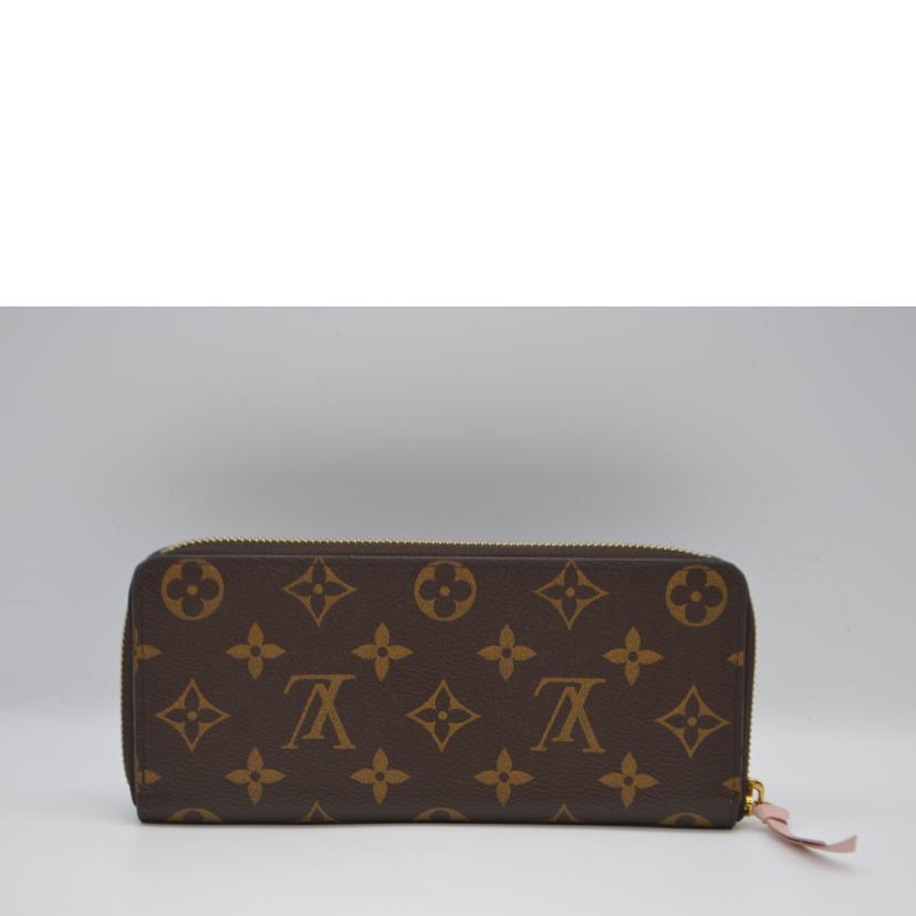 LV ルイヴィトン/ポルトフォイユ・クレマンス/モノグラム/ローズバレリーヌ/M61298//CA4***/Aランク/89