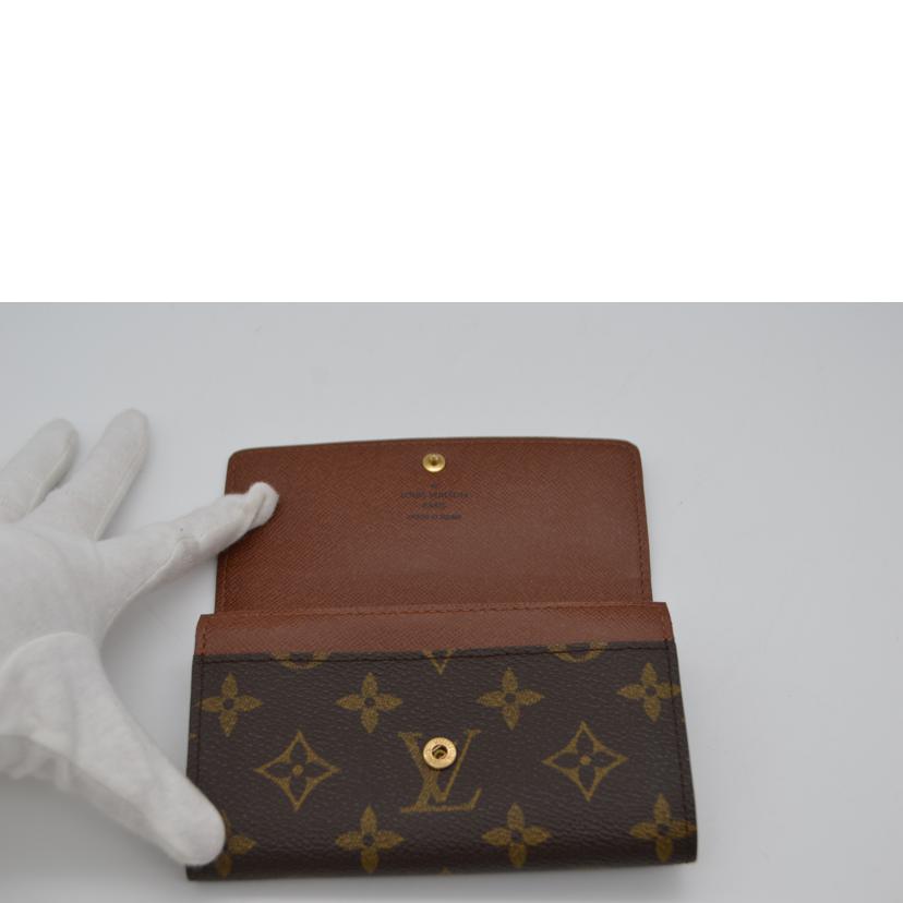 LV ルイヴィトン/ポルトモネ・ジップコンパクト/モノグラム/M61735//CA1***/Aランク/89