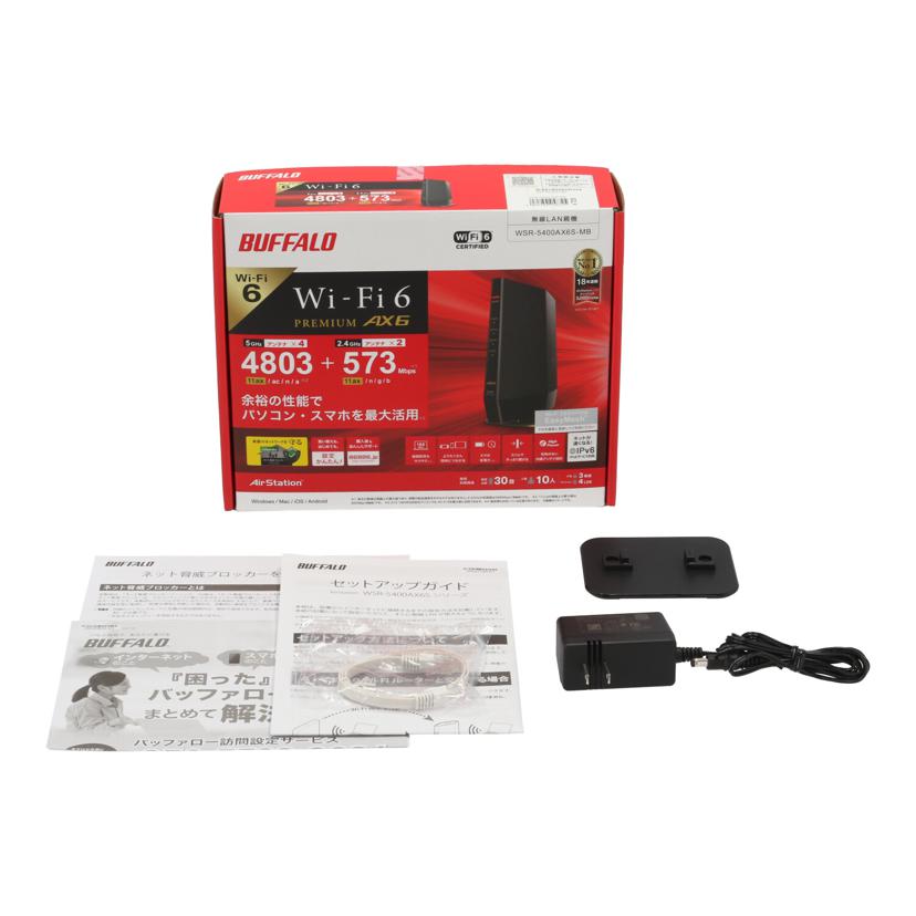 BUFFALO バッファロー /無線LANルーター/WSR-5400AX6S-MB//20587222276955/Bランク/81