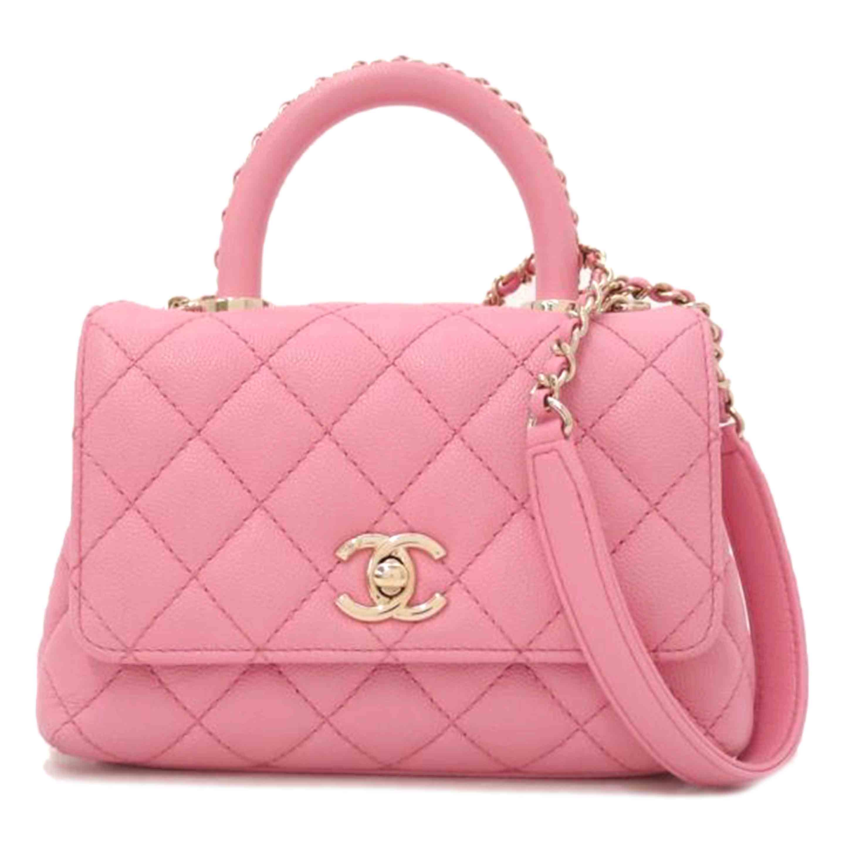CHANEL シャネル/ココハンドルマトラッセ2wayハンド/ピンク/AS2215//G8T*****/Aランク/69