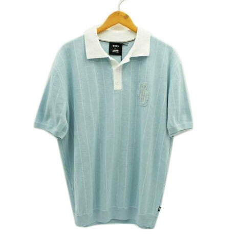 HUGO BOSS ヒューゴボス/BOSS×SHOHEI OHTANI コットンニットポロシャツ モノグラムパッチ/50531161//Sランク/05