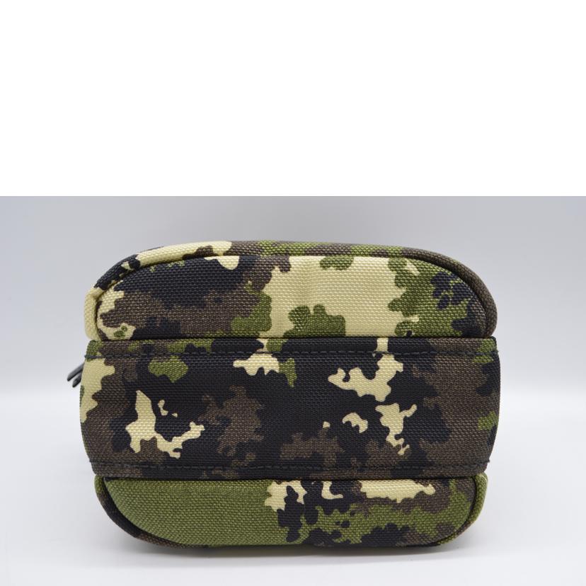 miu miu ミュウミュウ/カモフラージュキャンバスレザーショルダー/カーキ/5BH158//58/Aランク/89