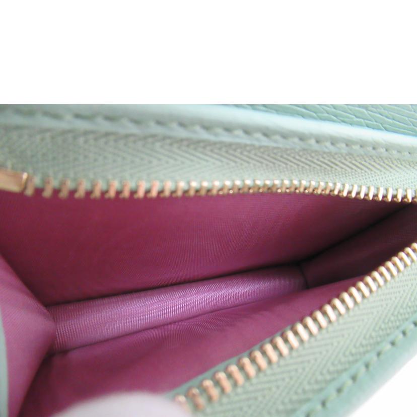 GUCCI/コンパクトウォレット/ばなにゃ/ミントグリーン/701009//206*/Aランク/63