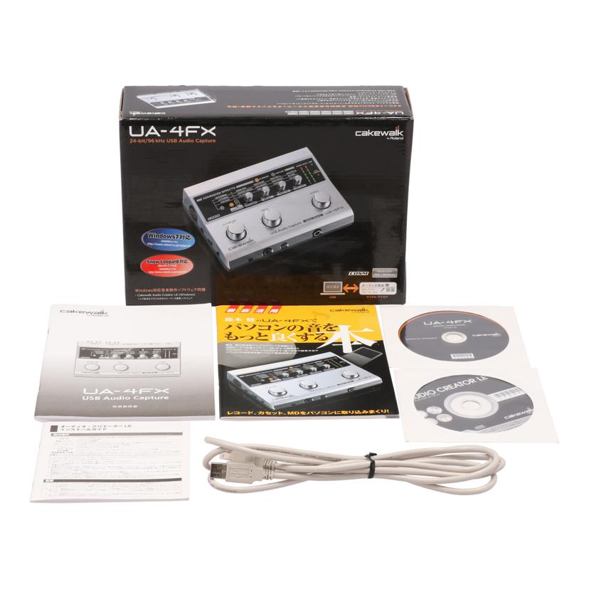 Roland Cakewalk ローランド /USBオーディオキャプチャー/UA-4FXCW//AZ82221/Bランク/05