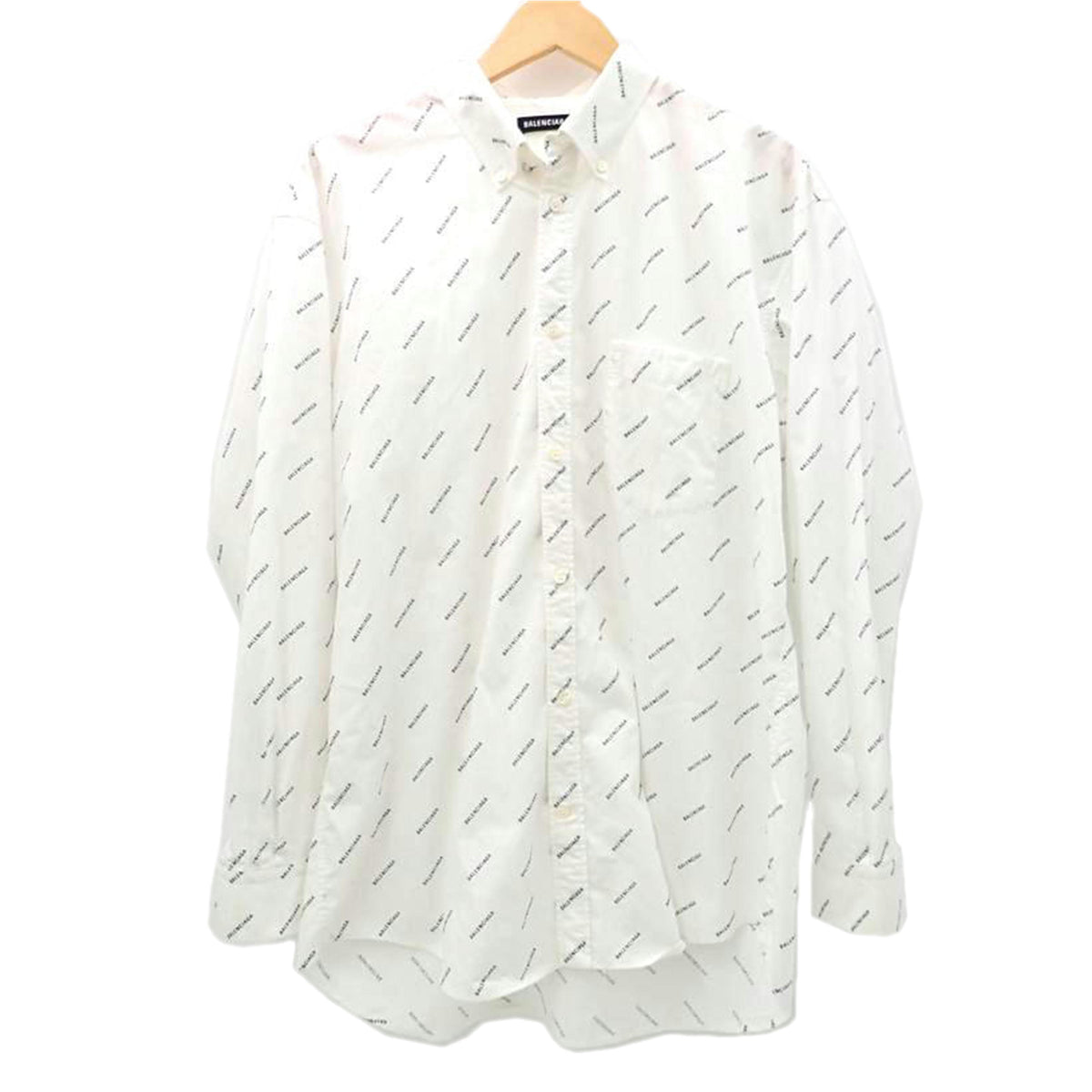 BALENCIAGA バレンシアガ/オールオーバーロゴシャツ/CE23 534333 TBL96//ABランク/69