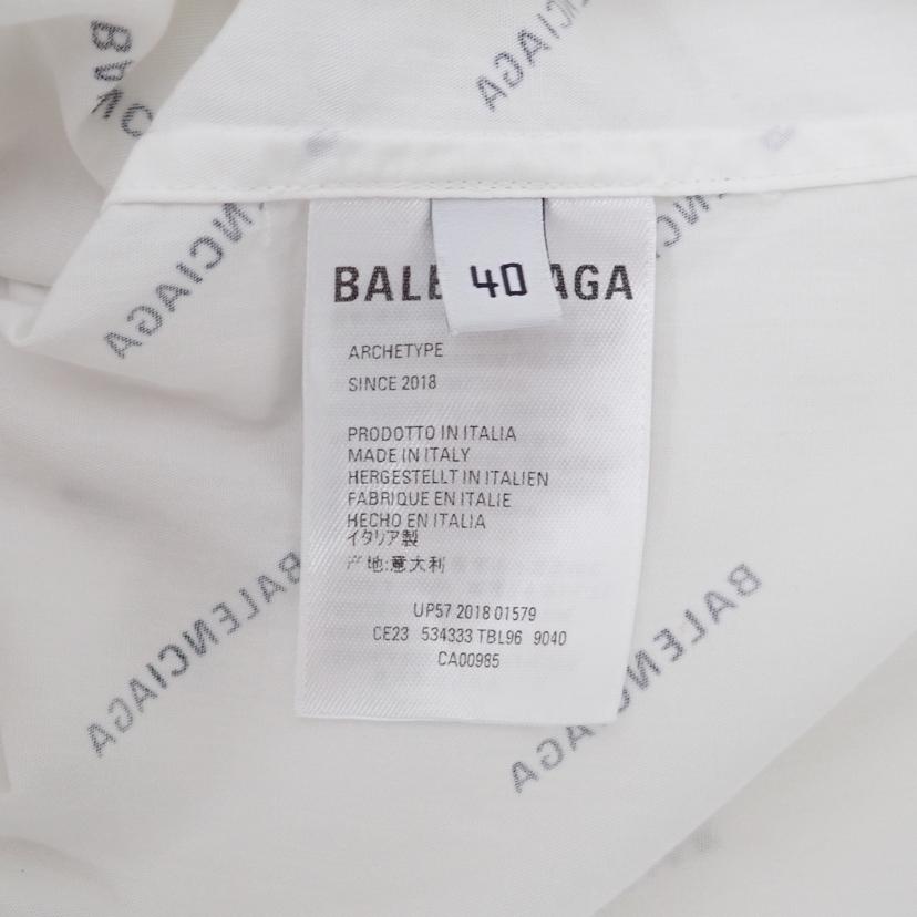 BALENCIAGA バレンシアガ/オールオーバーロゴシャツ/CE23 534333 TBL96//ABランク/69