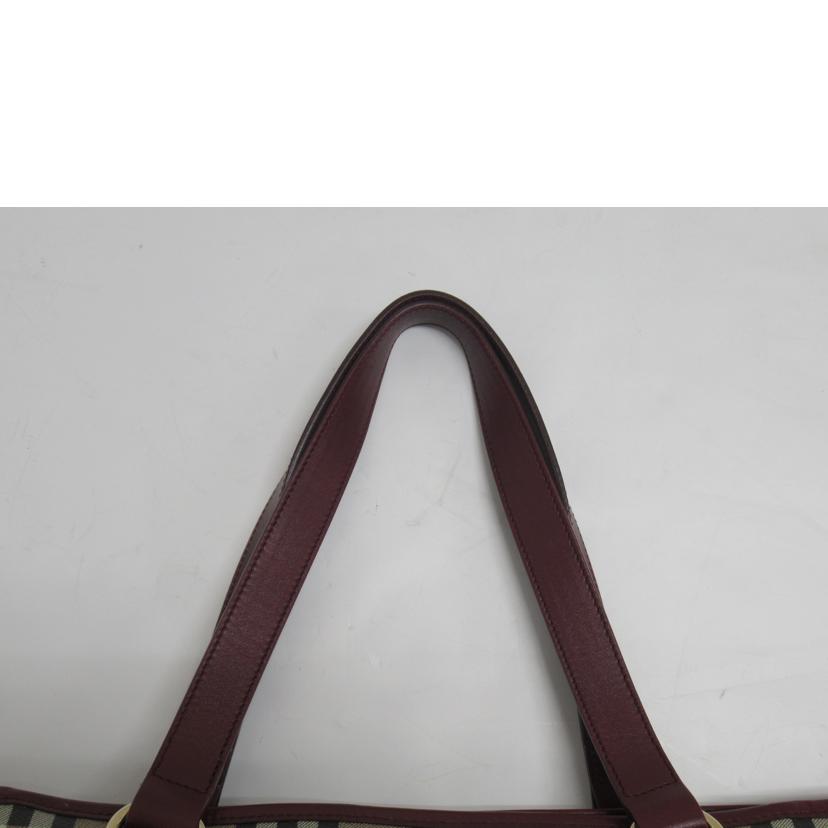 BURBERRY /トート バック/ノバチェック・PVCレザー//ABランク/63