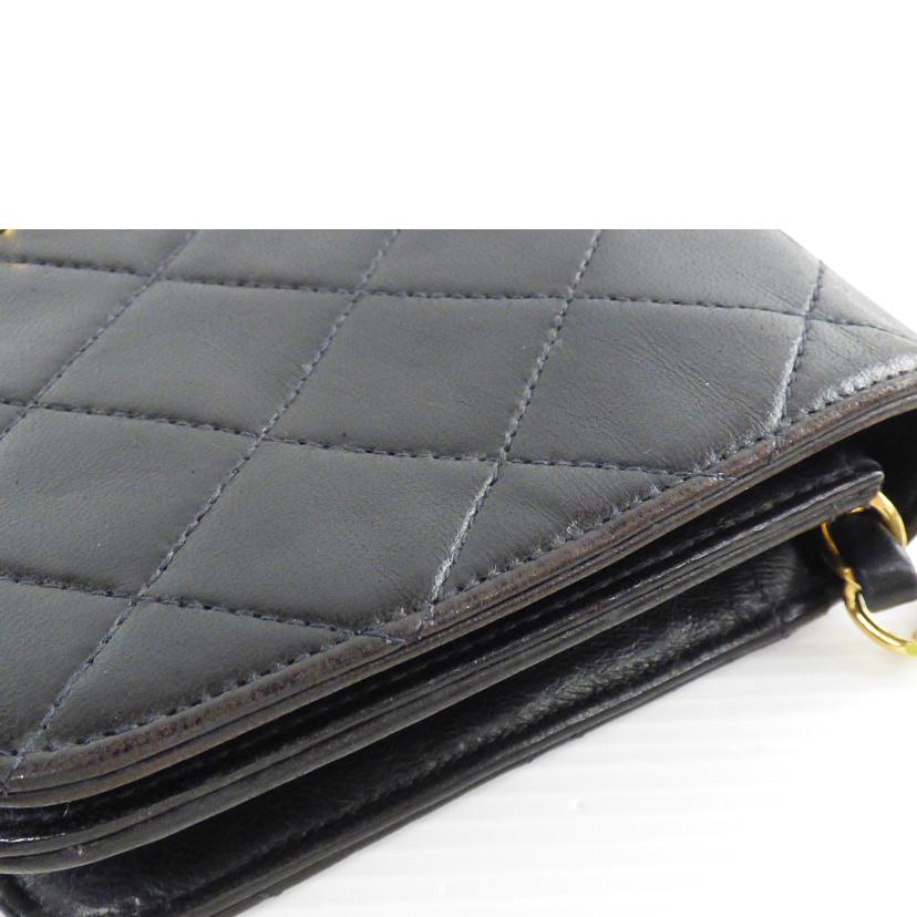 CHANEL シャネル/プッシュロック ミニチェーンショルダー/ラムスキン//484****/Bランク/64