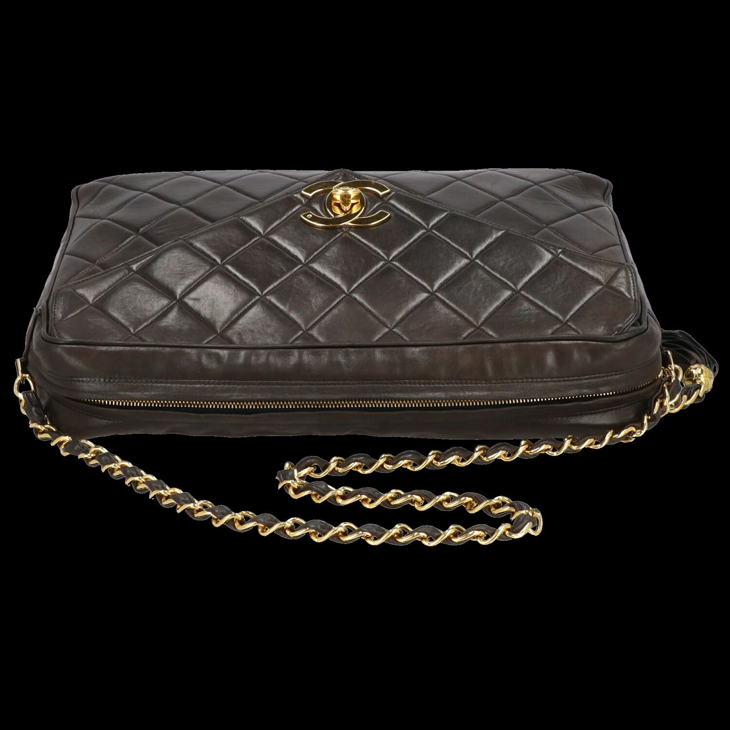 CHANEL シャネル/デカココ フリンジチェーンショルダー/ラムスキン//304****/ABランク/64