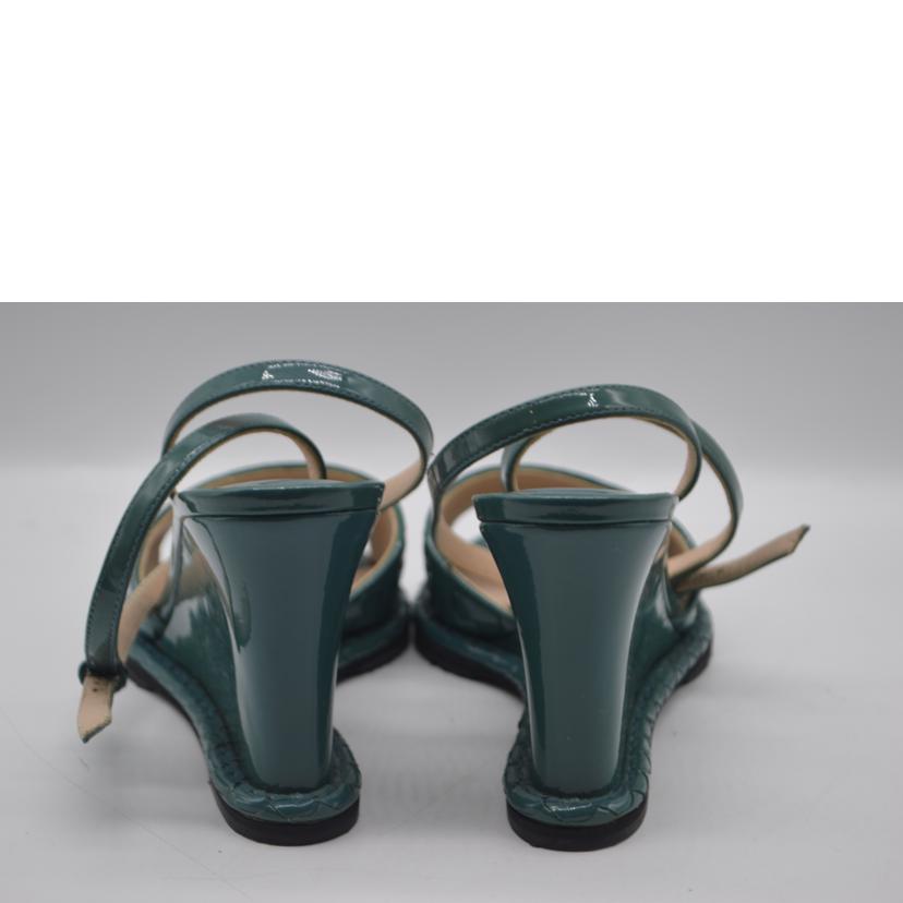 BOTTEGA VENETA ボッテガ・ヴェネタ/イントレチャートパンテトレザーサンダル/23.0cm(36)//ABランク/89