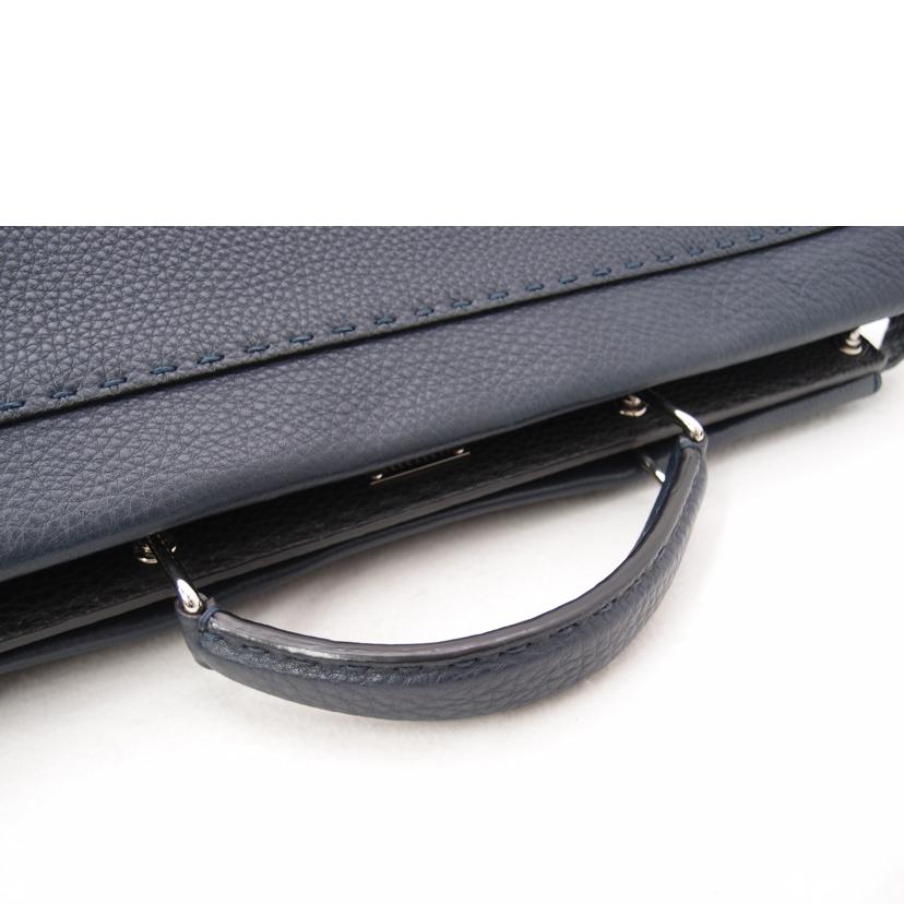 FENDI/セレリアピーカーブー2wayトート/ネイビー/7VA354//016*****/Aランク/69