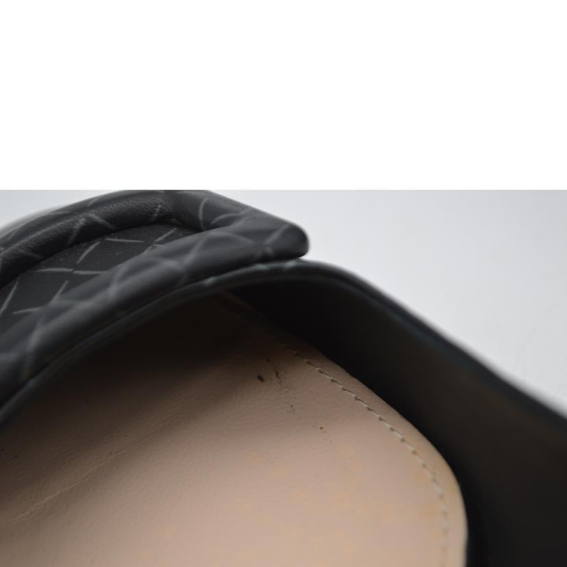 BOTTEGA VENETA ボッテガヴェネタ/ローヒールバックルレザーパンプス/23.5cm//Bランク/89