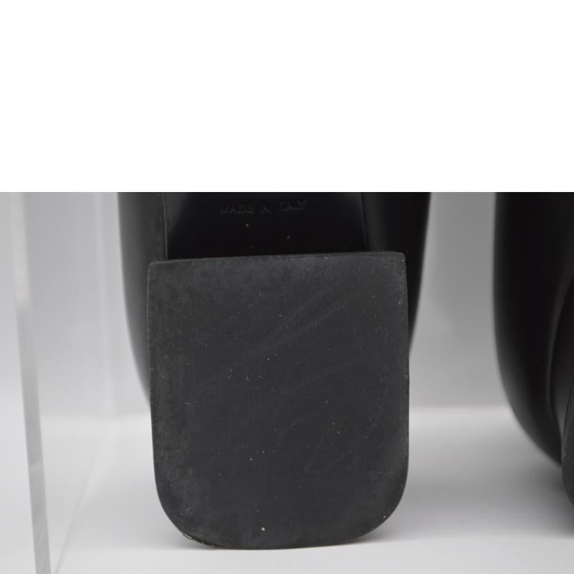 BOTTEGA VENETA ボッテガヴェネタ/ローヒールバックルレザーパンプス/23.5cm//Bランク/89