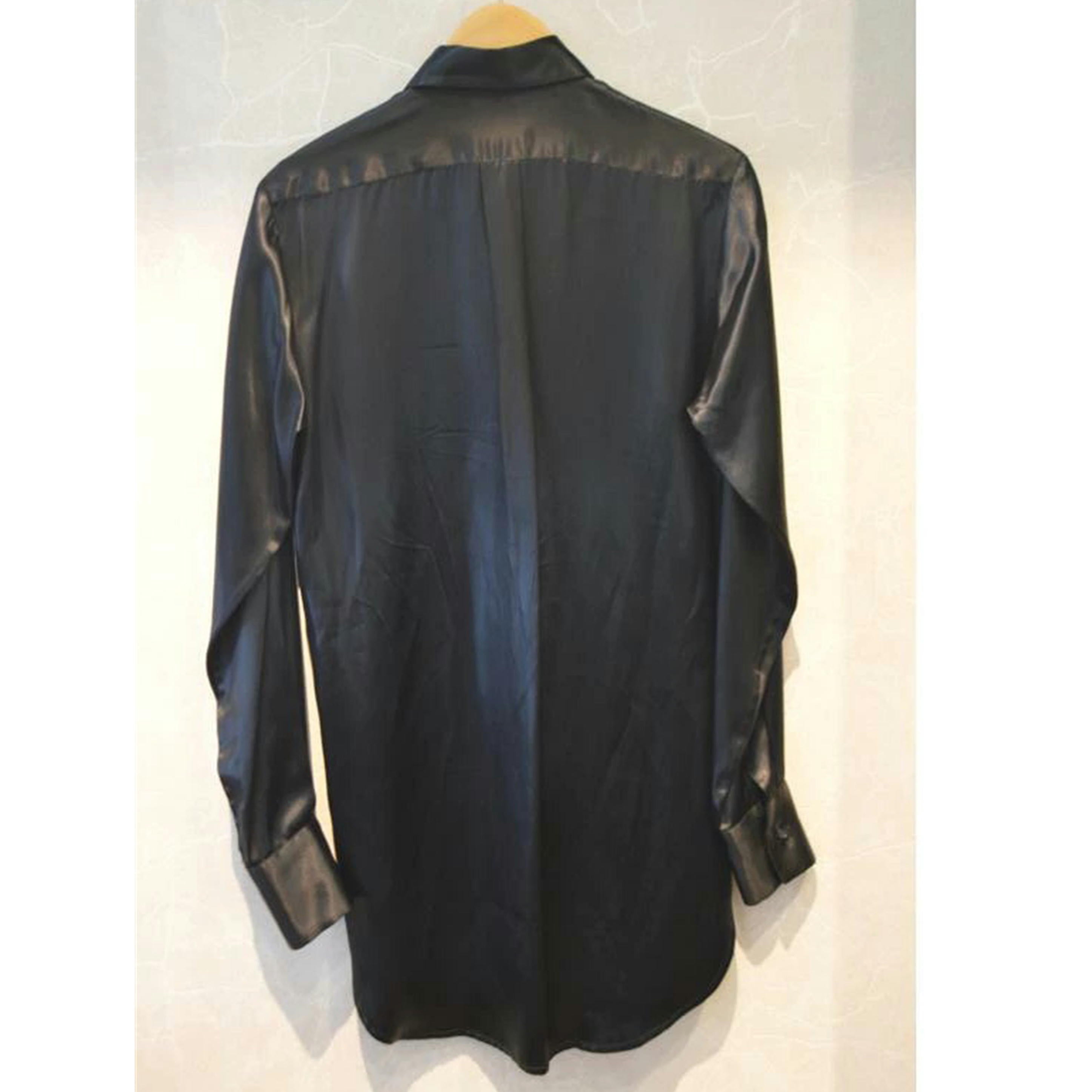 BOTTEGA VENETA ボッテガ・ヴェネタ/サテンタキシードレディースシャツ/Mサイズ(38)/589202//EPR********/ABランク/89