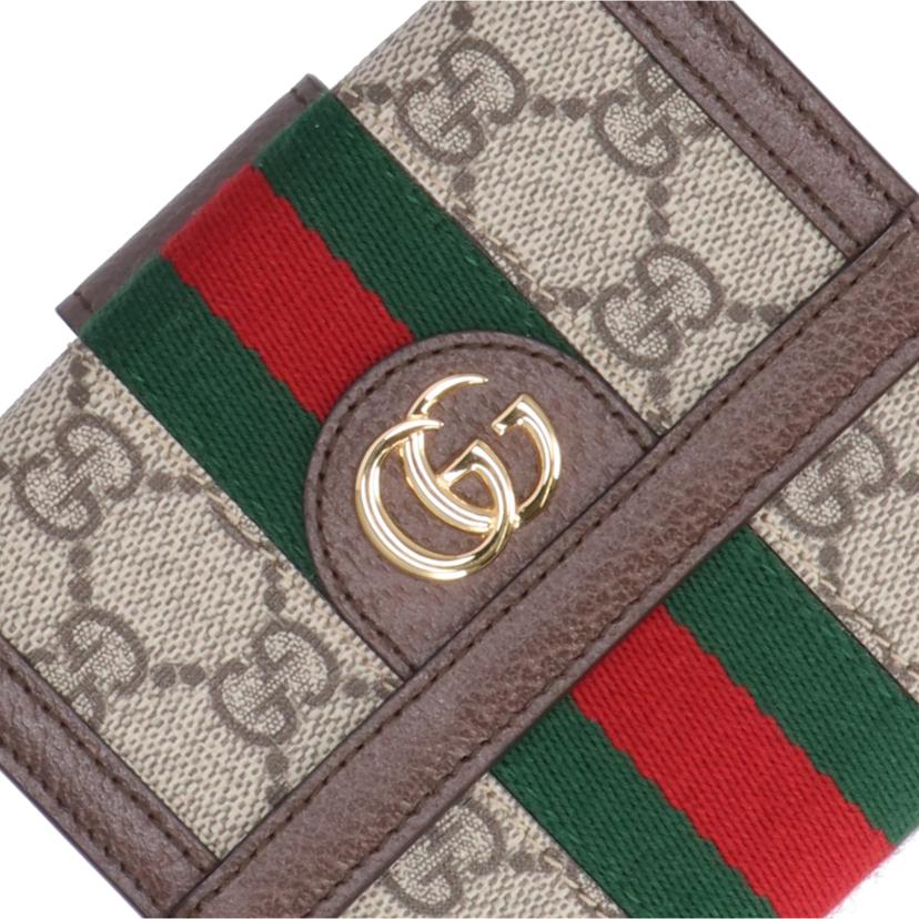 GUCCI グッチ/オフディア/フレンチフラップウォレット/523173//214*/Aランク/91