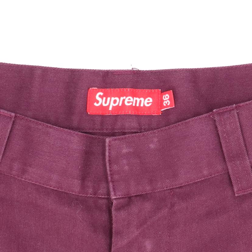 Supreme シュプリーム/コットンハーフパンツ/マルーン//Bランク/18