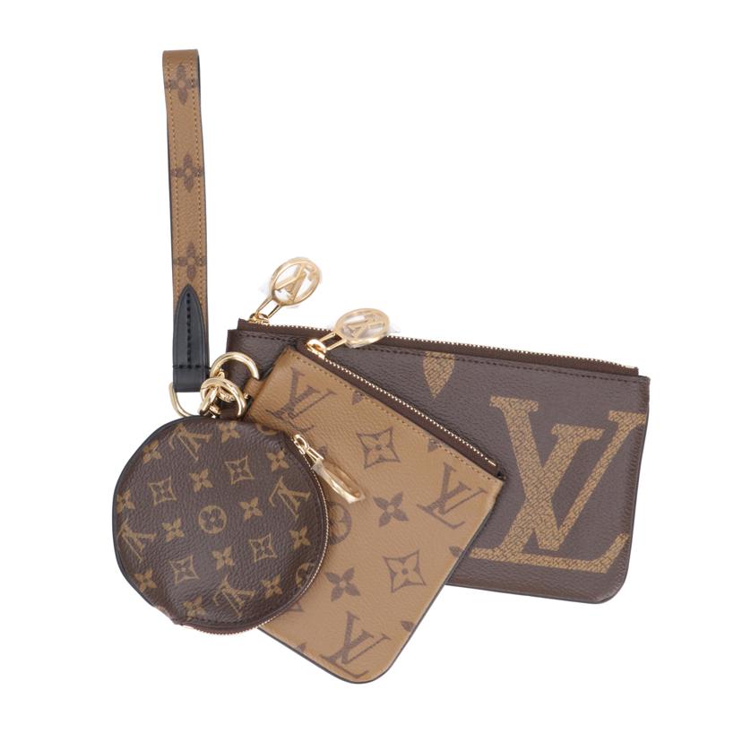 LOUIS　VUITTON ルイヴィトン/ポシェット・トリオ／モノグラムリバース/M68756//RFI*/SAランク/85