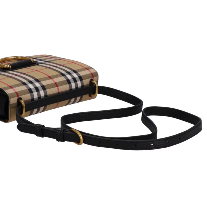 BURBERRY バーバリー/スモールDリングヴィンテージチェック&レザーショルダーバッグ/8010544//CFP********/Aランク/09