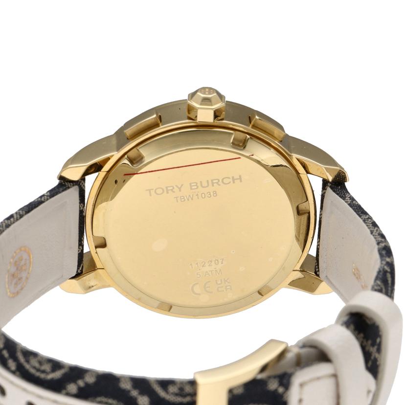 TORY BURCH トリーバーチ/レディースクロノグラフ/クオーツ/TBW1038//112***/Aランク/77