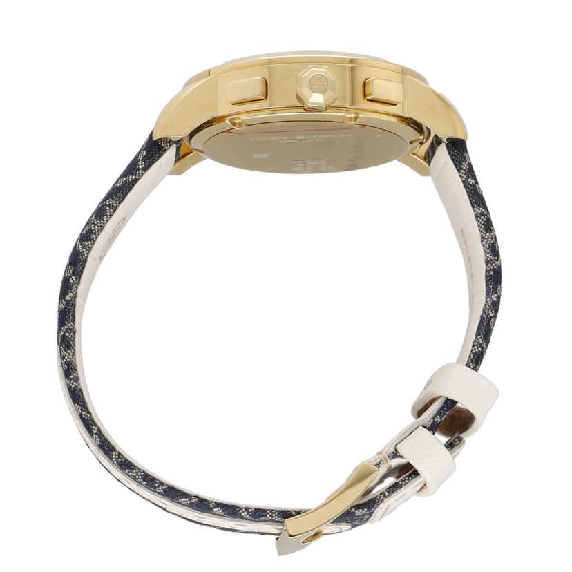 TORY BURCH トリーバーチ/レディースクロノグラフ/クオーツ/TBW1038//112***/Aランク/77