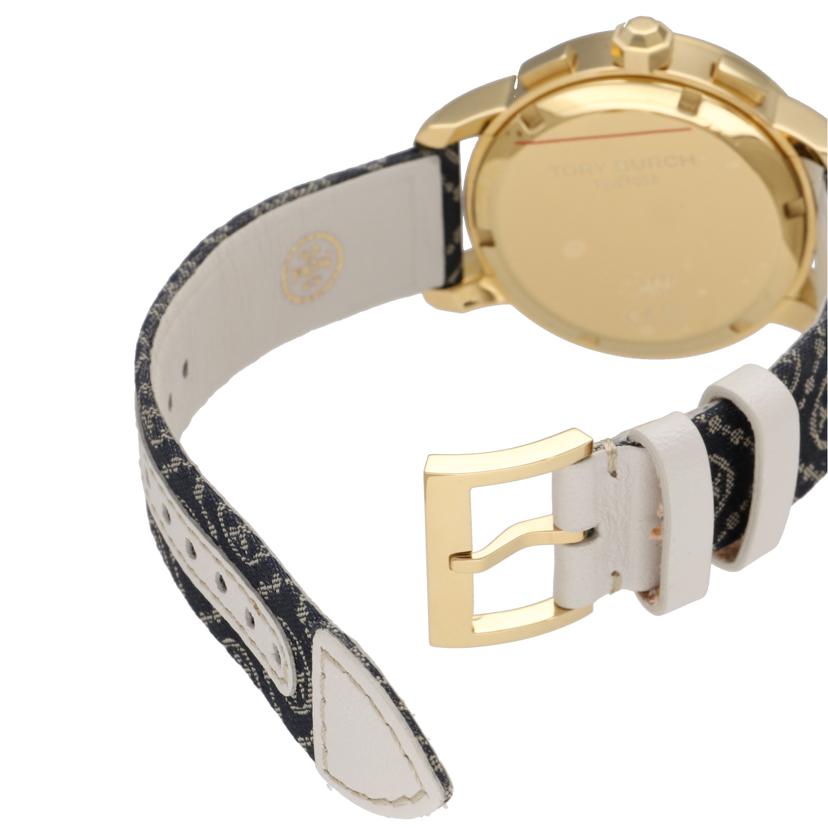 TORY BURCH トリーバーチ/レディースクロノグラフ/クオーツ/TBW1038//112***/Aランク/77