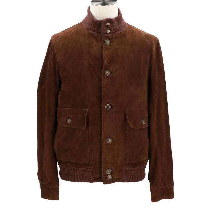 CINQUANTA チンクアンタ/ゴートスエード/ドライビングブルゾンジャケット/ブラウン/H-504/1//Aランク/18