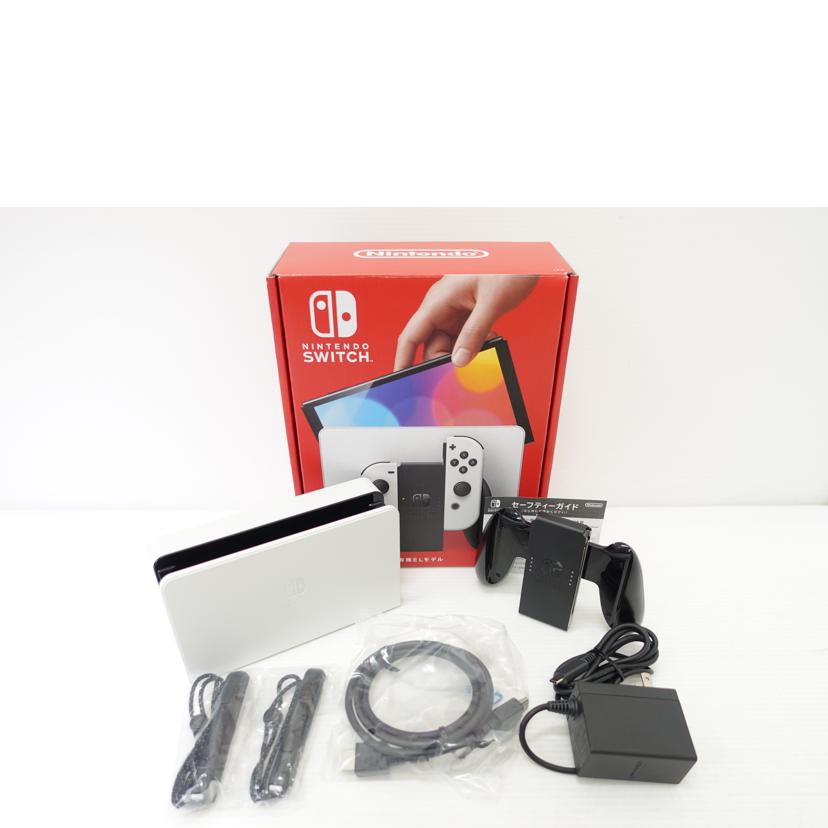 nintendo 任天堂/有機ELスイッチ本体ホワイト/HEG-S-KAAAA//XTJ50349328143/ABランク/88