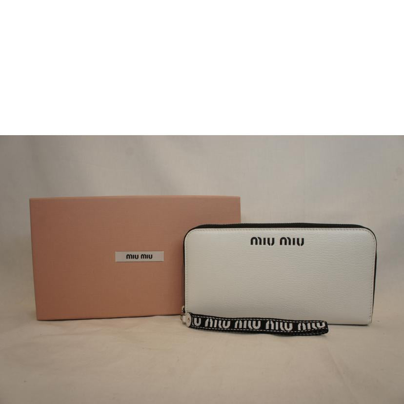 miu miu ミュウミュウ/ラウンドZIP長財布 レザー//245/SAランク/92
