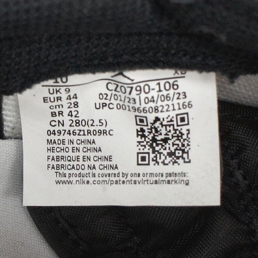 NIKE ナイキ/AIR JORDAN 1 RETRO LOW OG Black Toe/CZ0790-106//Sランク/05