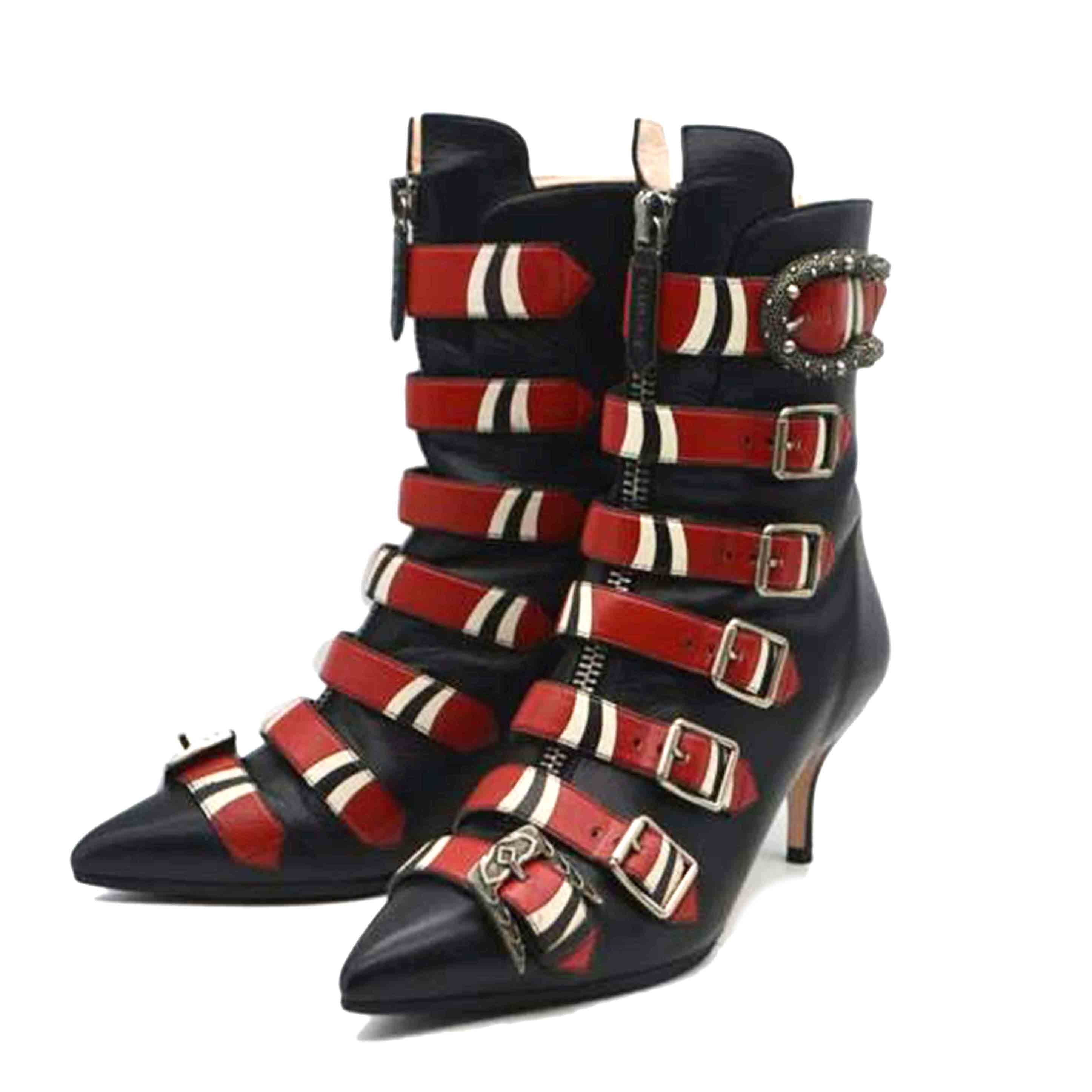 GUCCI グッチ/ディオニュソスキングスネークレザーブーツ/24.0cm/452915//ABランク/89