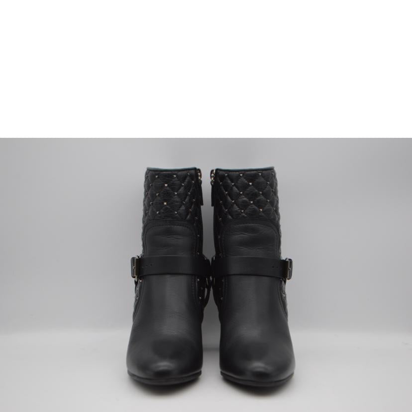 VALENTINO ヴァレンティノ/ベルテッドショートレザーブーツ/24.0cm(38)/PW2S0F74//ABランク/89