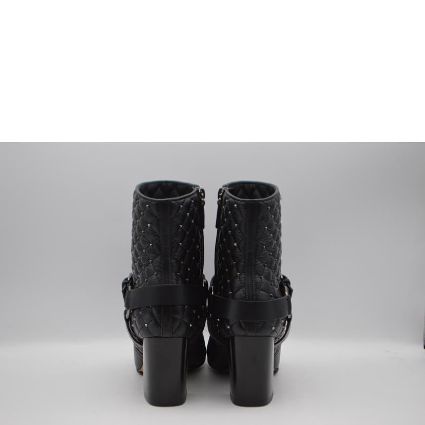 VALENTINO ヴァレンティノ/ベルテッドショートレザーブーツ/24.0cm(38)/PW2S0F74//ABランク/89