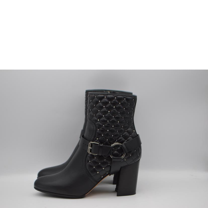 VALENTINO ヴァレンティノ/ベルテッドショートレザーブーツ/24.0cm(38)/PW2S0F74//ABランク/89