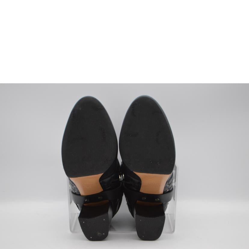 VALENTINO ヴァレンティノ/ベルテッドショートレザーブーツ/24.0cm(38)/PW2S0F74//ABランク/89