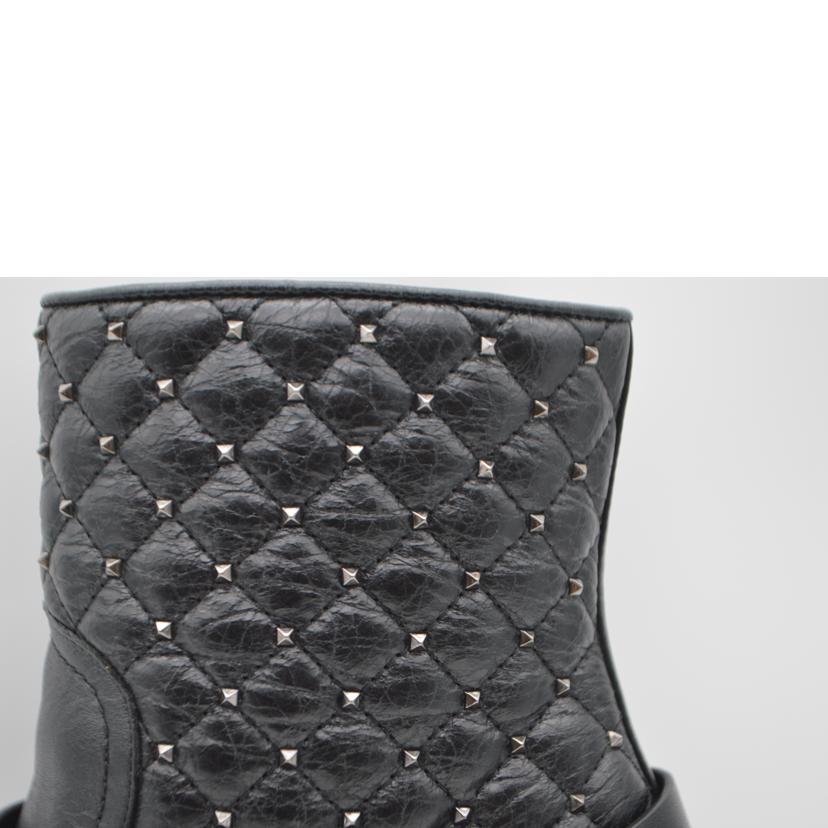 VALENTINO ヴァレンティノ/ベルテッドショートレザーブーツ/24.0cm(38)/PW2S0F74//ABランク/89