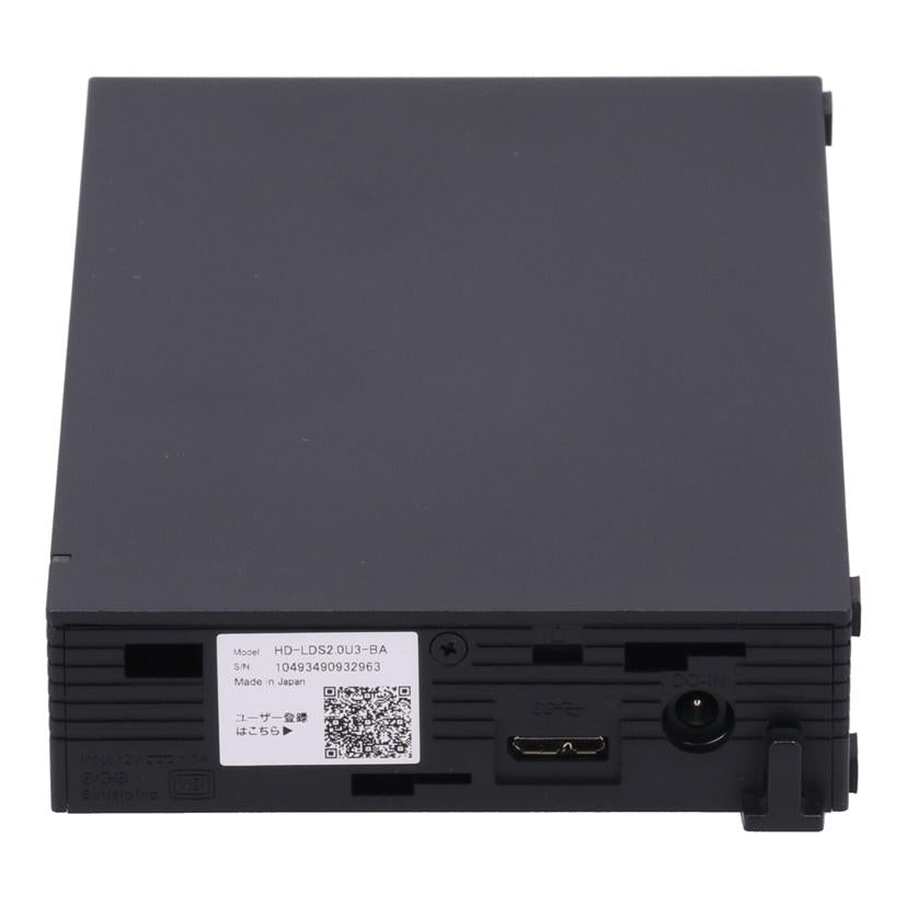 BUFFALO バッファロー /外付けHDD 2TB/HD-LDS2.0U3-BA//10493490932363/Bランク/85