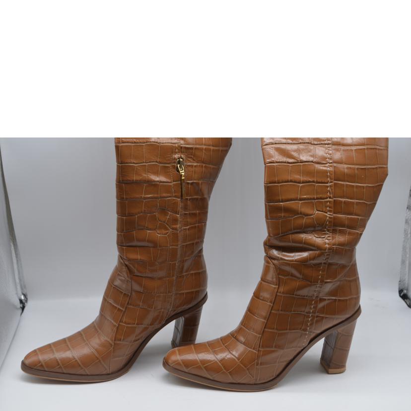 Max Mara マックスマーラ/エンボスクロコロングレザーブーツ/24.0cm//ABランク/89