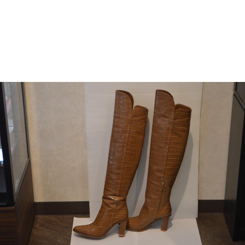 Max Mara マックスマーラ/エンボスクロコロングレザーブーツ/24.0cm//ABランク/89