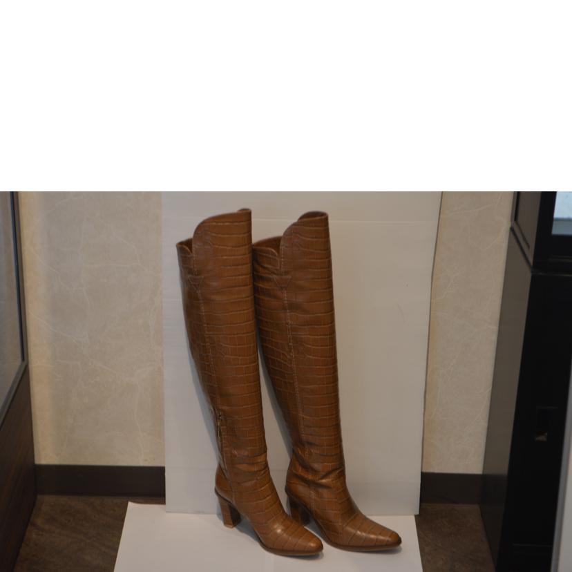 Max Mara マックスマーラ/エンボスクロコロングレザーブーツ/24.0cm//ABランク/89