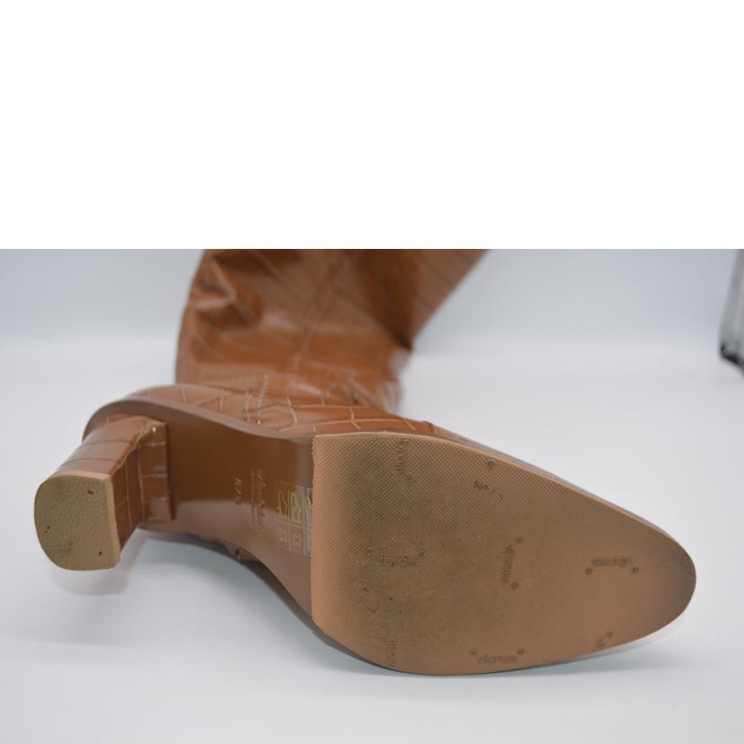 Max Mara マックスマーラ/エンボスクロコロングレザーブーツ/24.0cm//ABランク/89