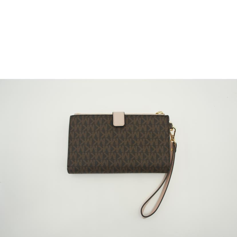MICHAEL KORS マイケルコース/トラベルレザーラージダブルジップリストレット/35F8GTVW0B//ABランク/75